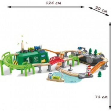 E3885_HP Игровой набор "Железная дорога" Ветро-солнечная электростанция